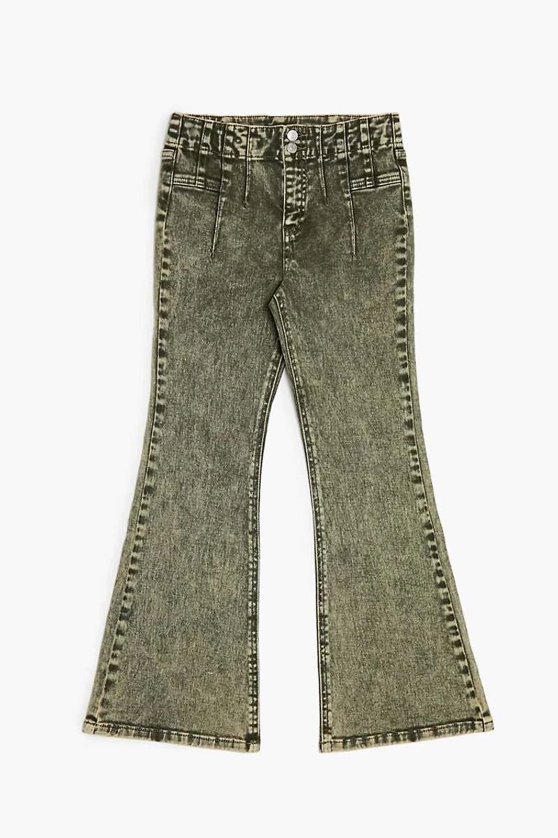 Girls High-Rise Flare Jeans (Kids)