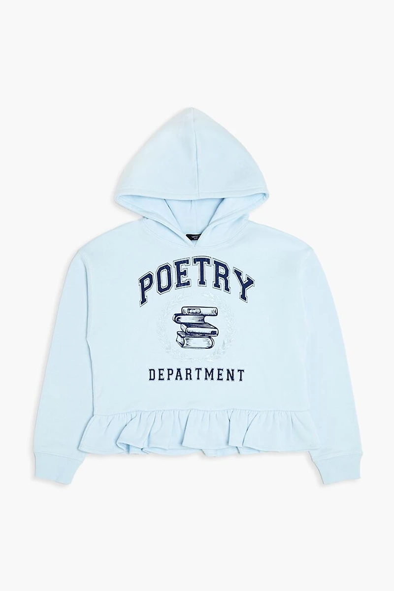 Girls Poetry Graphic Hoodie (Kids)