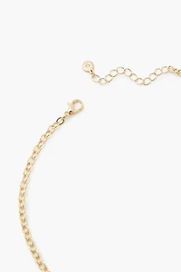 Rose Cross Pendant Necklace