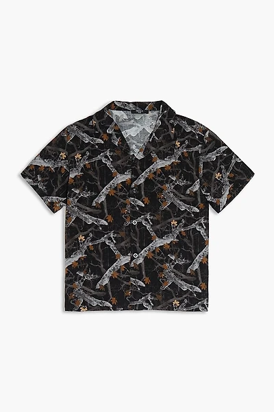 Kids Leaf Print Shirt (Girls + Boys)
