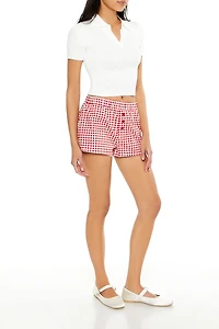 Gingham Boxer Shorts