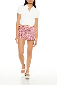 Gingham Boxer Shorts
