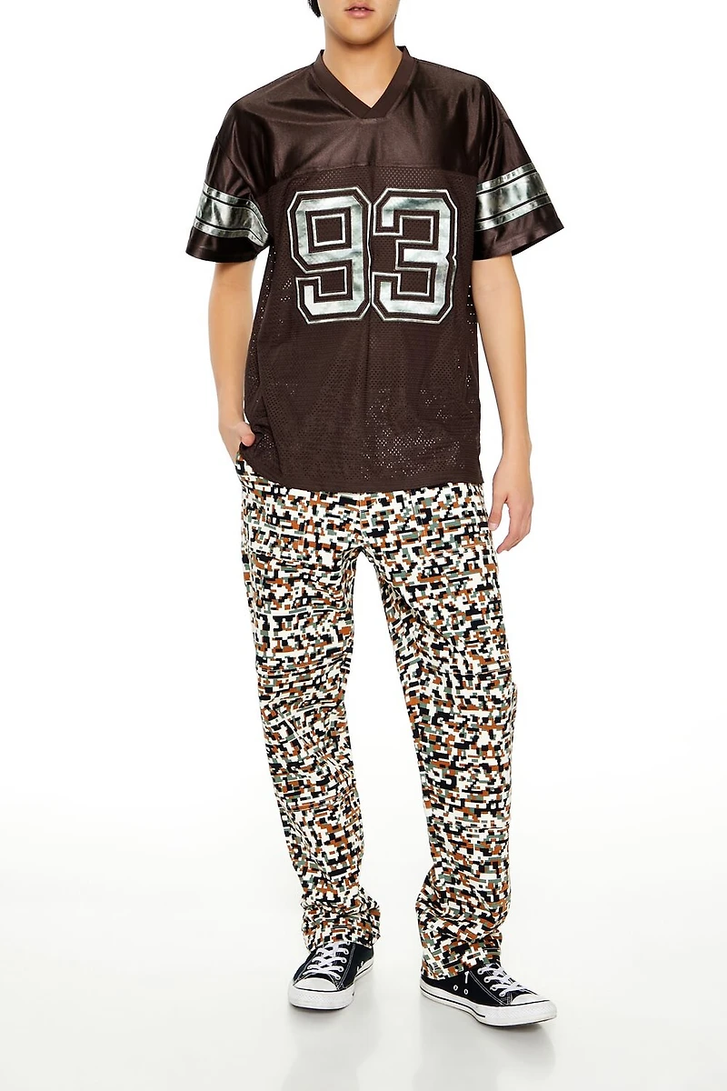 Geo Camo Slim-Fit Pants