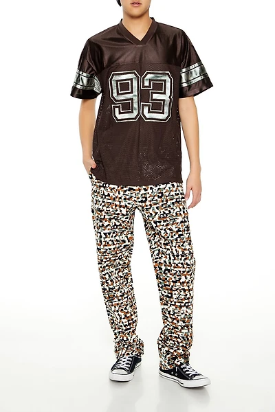 Geo Camo Slim-Fit Pants