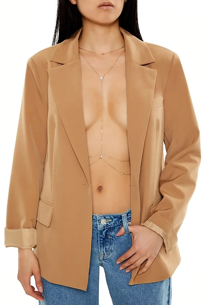 Rhinestone Caged Body Chain