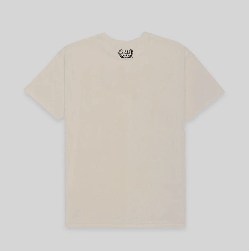 NO F*CKS GIVEN SAND COTTON TEE
