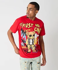 Trust No One Short Sleeve Tee - Red