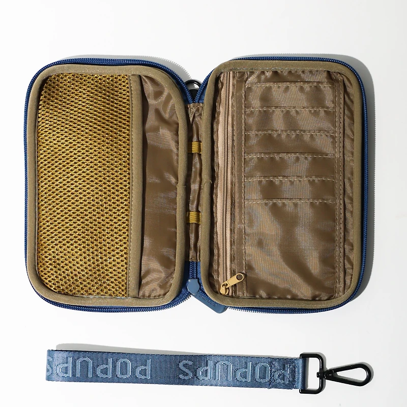 PASSPORT WALLET STORMY BLUE