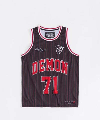 Dodge Demon Basketball Jersey - Black