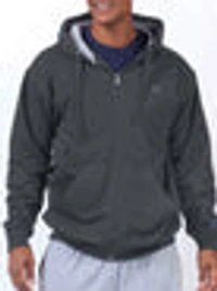 Champion Big And Tall Men's Powerblend Fleece Full Zipper Hoodie Sweatshirt