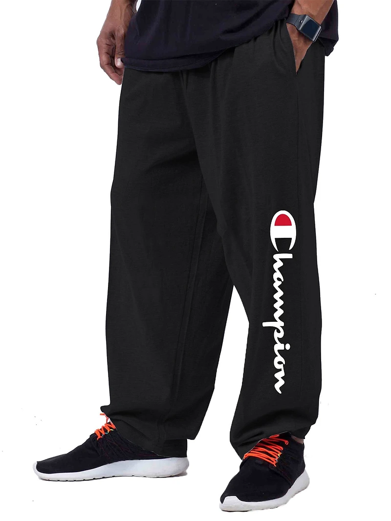 Champion Big And Tall Men's 100% Cotton Jersey Sweatpants