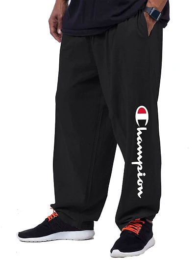 Champion Big And Tall Men's 100% Cotton Jersey Sweatpants