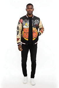 Tom And Jerry Varsity Jacket