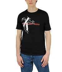 Short Sleeves Tilt Monogram Jean Tee