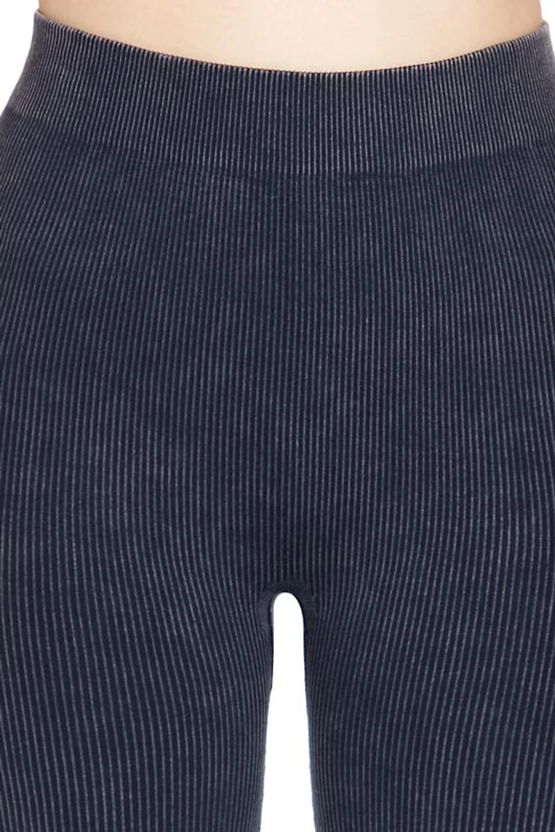 Seamless Ribbed Biker Shorts