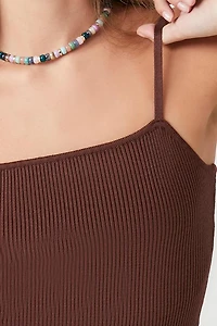 Ribbed Sweater-Knit Cami