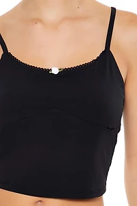 Rosette Cropped Cami