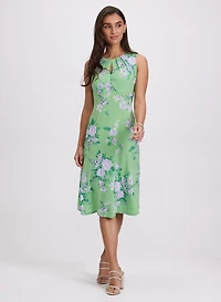 Floral Keyhole Dress