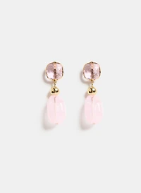 Two-Tier Dangle Earrings