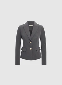 Peplum Back Blazer