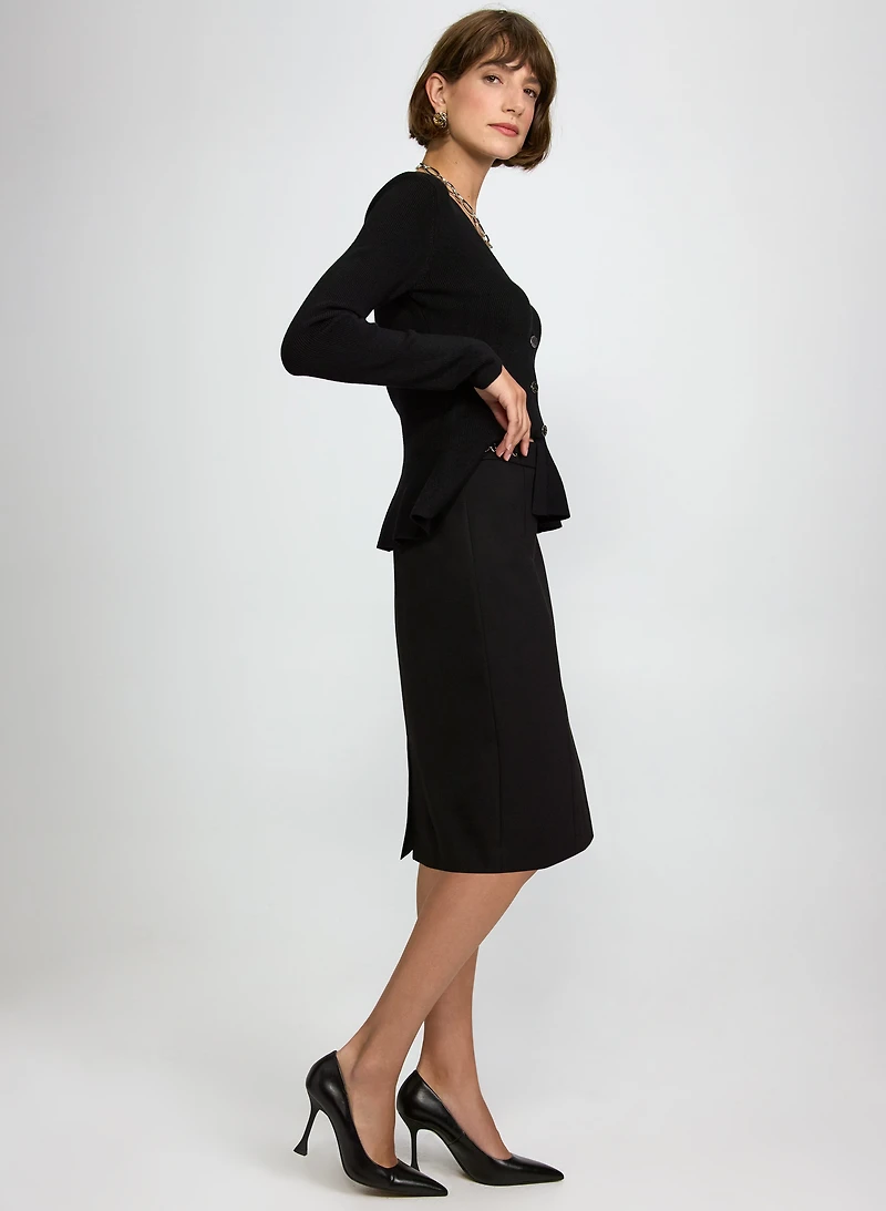 Pull-On Pencil Skirt