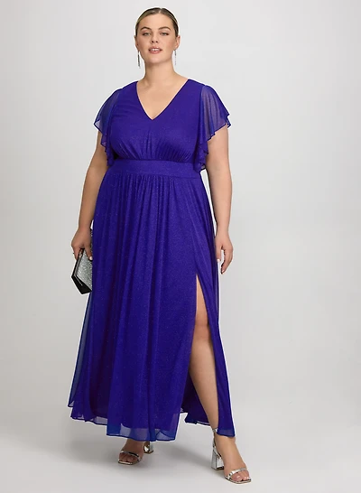 Robe transparente scintillante