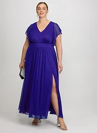 Robe transparente scintillante