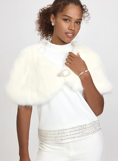 Faux-Fur Stole