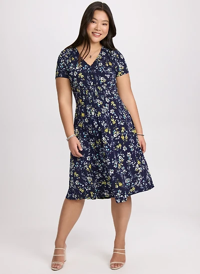 Floral Jersey Dress