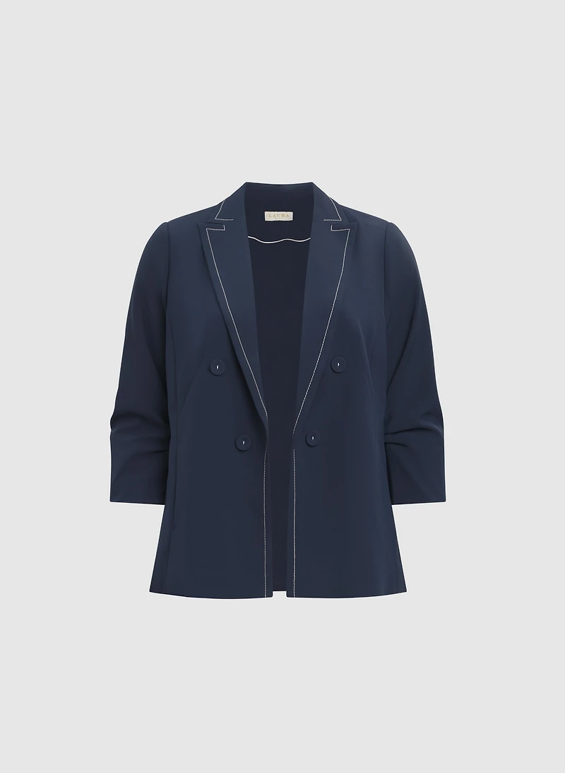 Peaked Lapel Blazer
