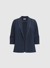 Peaked Lapel Blazer