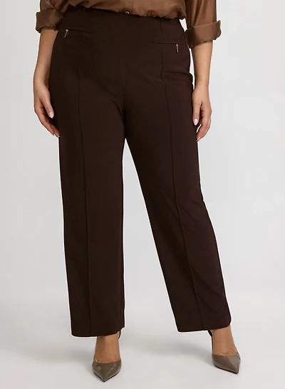 Pantalon droit à enfiler