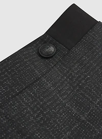 Pantalon Sofia étroit à motif carreauté
