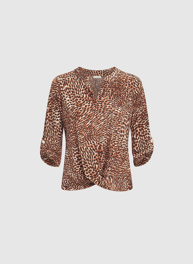 Abstract Print Top