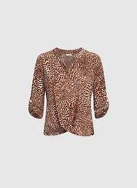 Abstract Print Top