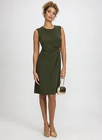 Gathered Jersey Dress