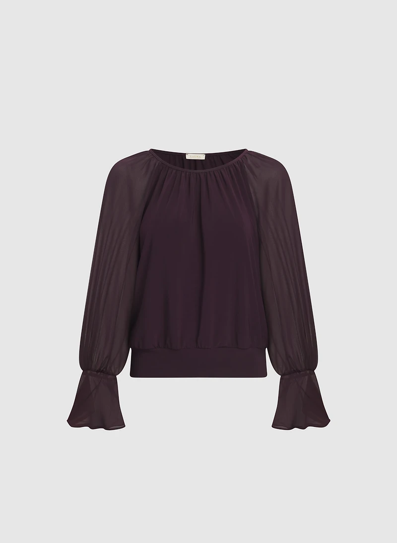 Blouse à manches ballon