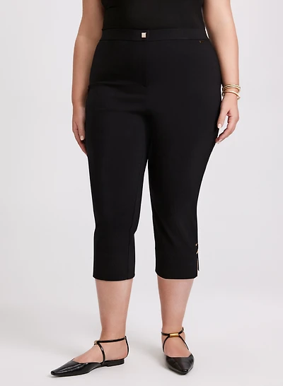 High-Rise Bengaline Capris