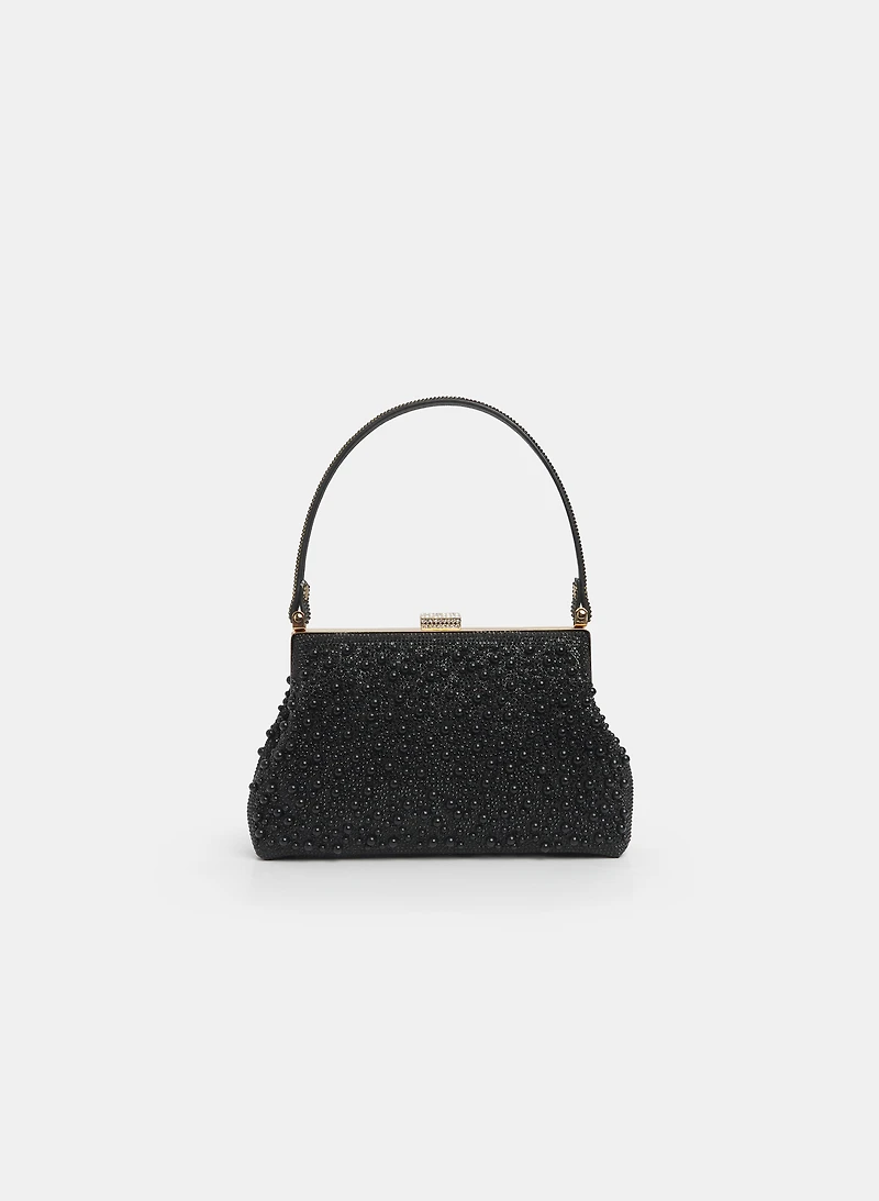 Tonal Beaded Handbag