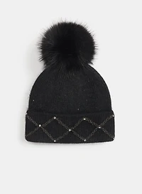 Rhinestone Detail Tuque