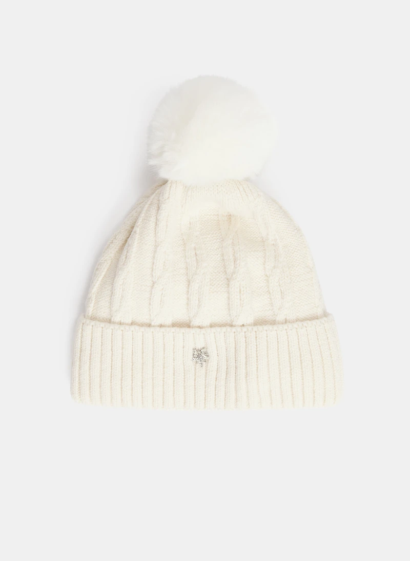 Faux-Fur Lined Tuque
