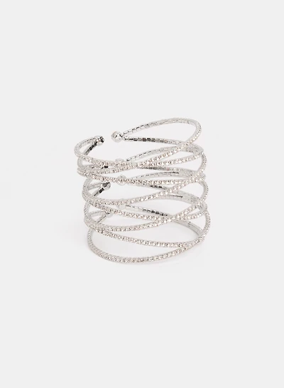 Criss-Cross Crystal Bracelet