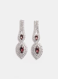 Teardrop Crystal Earrings