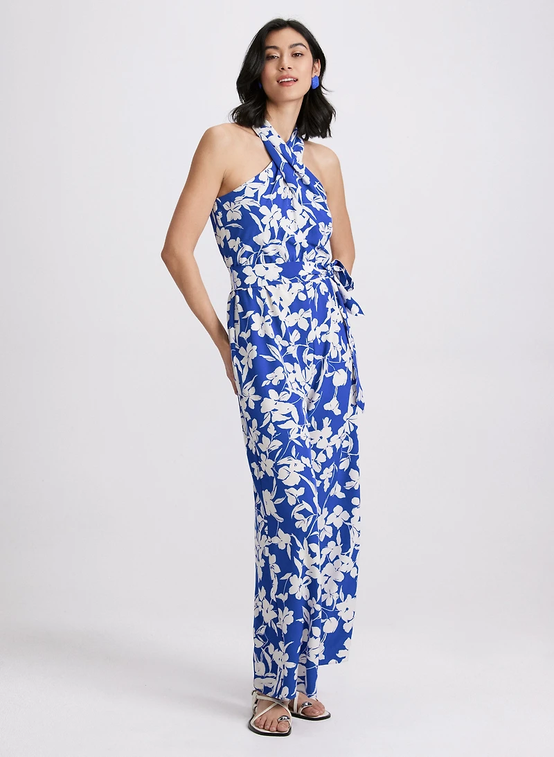 Floral Print Jumpsuit