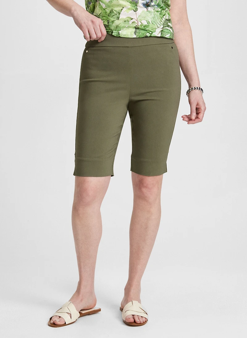 Pull-On Bermuda Shorts