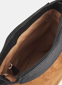 Faux-Suede Bucket Bag