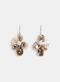 Boucles d'oreilles florales