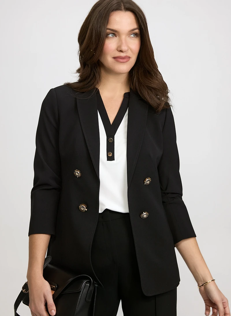 Notched Lapel Jacket