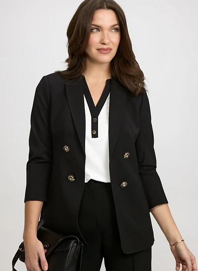 Notched Lapel Jacket