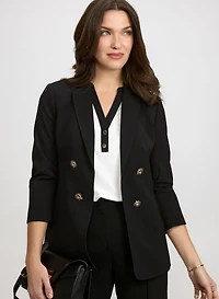 Notched Lapel Jacket